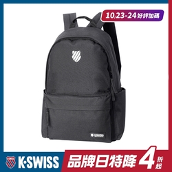 K-SWISS KS Patch Backpack雙肩後背包-黑