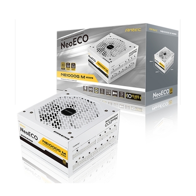 Antec 安鈦克 NE1000G M White ATX3.0 1000W 金牌 電源供應器