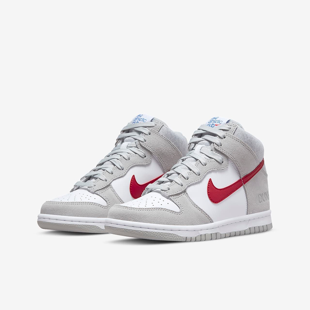 NIKE DUNK HI SE (GS) 高筒 大童 籃球鞋-白灰-DH9750001