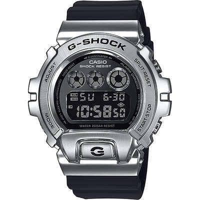 CASIO 卡西歐 G-SHOCK DW-6900 25周年金屬手錶 新春送禮 GM-6900-1