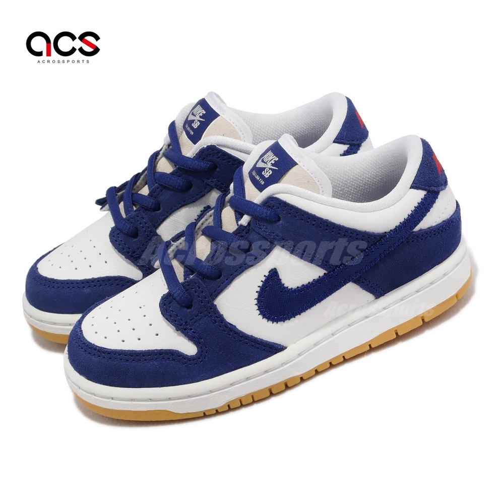 Nike 童鞋SB Dunk Low PRO TD 幼童藍白道奇隊Dodgers 小童鞋學步鞋