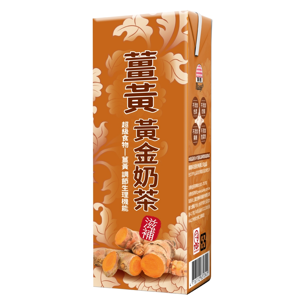 生活 薑黃黃金奶茶(250mlx24入)