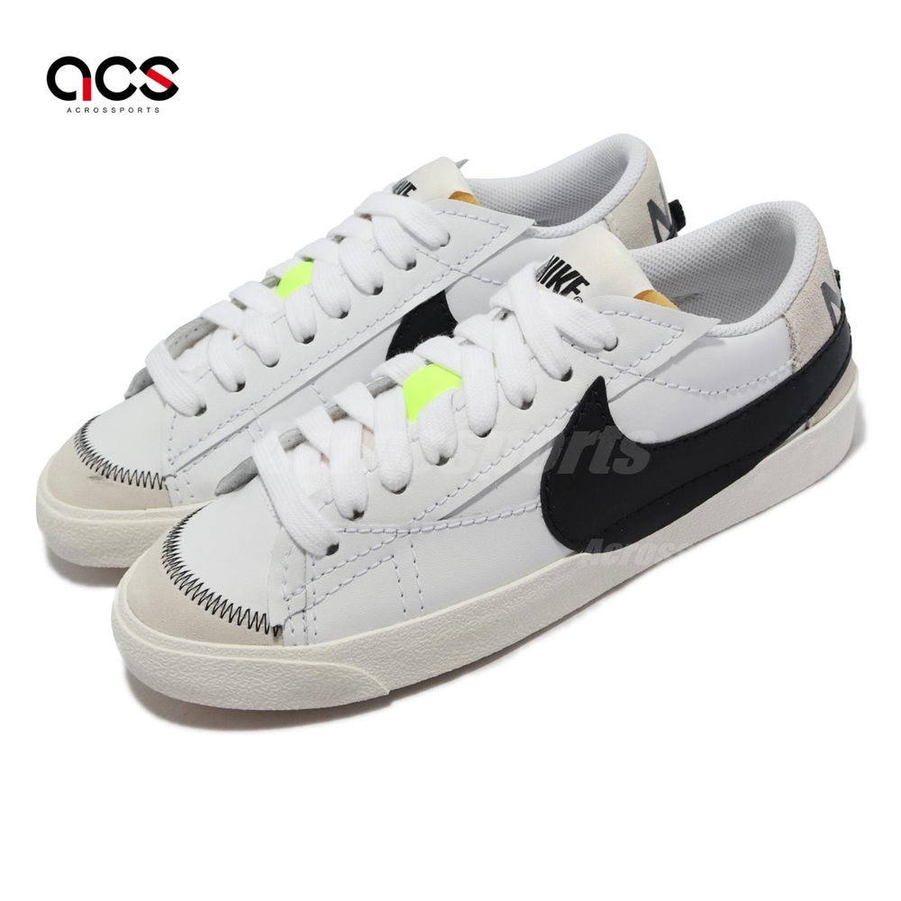 Nike 休閒鞋Blazer Low 77 Jumbo 男鞋大勾勾低筒白黑DN2158101 | 休閒 