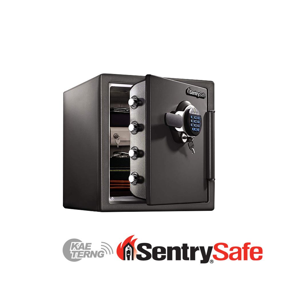 Sentry Safe 電子密碼鎖防火防水金庫（中） STW123GDC