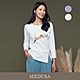 現貨【MEDUSA 曼度莎】側開衩貓咪長版T恤 - 2色（M-XL）｜女休閒上衣 長袖上衣 product thumbnail 1