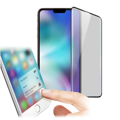 Xmart for iPhone11 Pro 5.8 防指紋霧面滿版玻璃保護貼-黑色