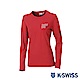 K-SWISS Long Sleeve T-Shirts 印花長袖T恤-女-紅 product thumbnail 1