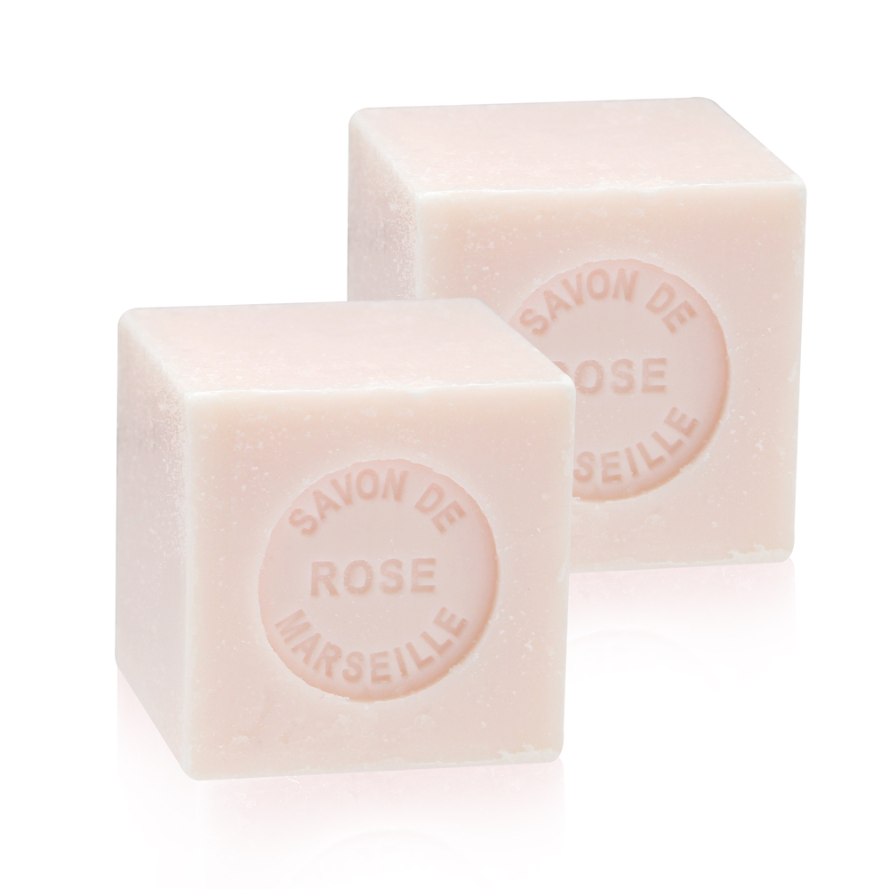 法國 戴奧飛波登 方塊馬賽皂-玫瑰香(100g-2入組)