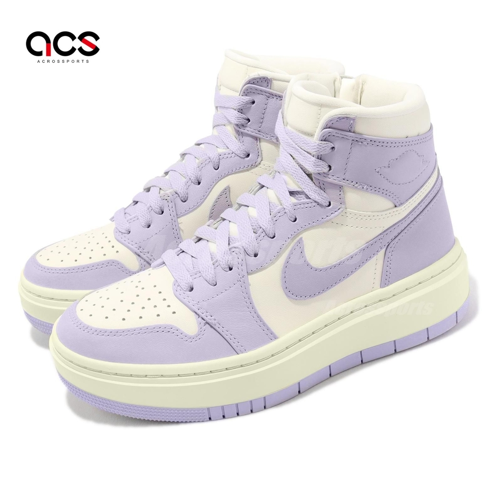 Nike Wmns Air Jordan 1 Elevate High 女鞋淡紫Titanium 厚底DN3253