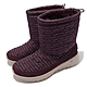 Skechers 休閒鞋 On-The-Go Joy 女鞋 靴子 柔軟 輕量 透氣 保暖 紫紅 白 16617-BURG product thumbnail 1