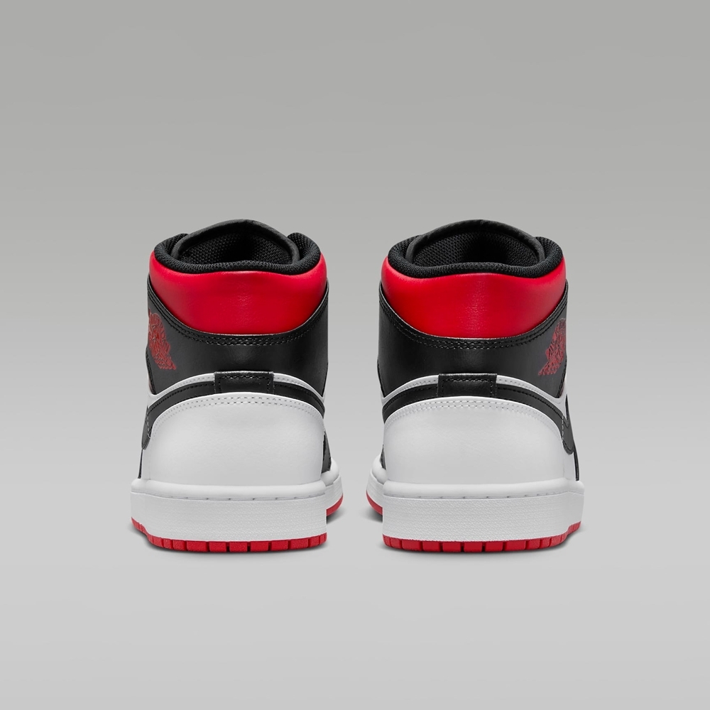 NIKE AIR JORDAN 1 MID 男籃球鞋-白黑紅-DQ8426106 | 籃球鞋| Yahoo