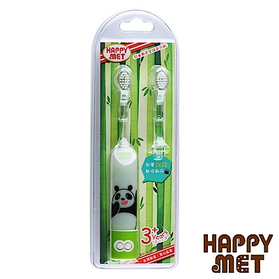 HAPPY MET 兒童教育型語音電動牙刷 (附替換刷頭X1) -熊貓款