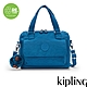 Kipling 質感寶石藍翻蓋手提側背包-ZEVA product thumbnail 1