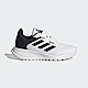 Adidas Tensaur Run 2.0 CF K [IF0354] 中童 慢跑鞋 運動 休閒 魔鬼氈 透氣 白黑 product thumbnail 1