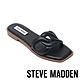 STEVE MADDEN-STASH 皮革簍空平底涼拖鞋-黑色 product thumbnail 1