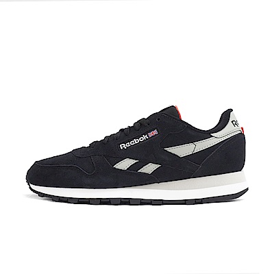 Reebok Classic Leather [100032774] 男女 休閒鞋 運動 經典 復古 麂皮 皮革 黑 灰