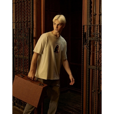 CACO-MIT 玻璃獸BOX短T-男【D1WB020】