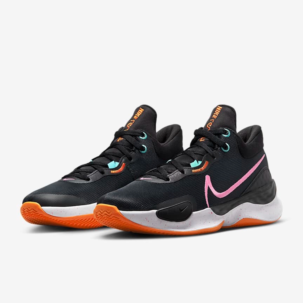 NIKE 籃球鞋 男鞋 運動鞋 包覆 緩震 NIKE  RENEW ELEVATE III 黑 DD9304-007(3B3366)