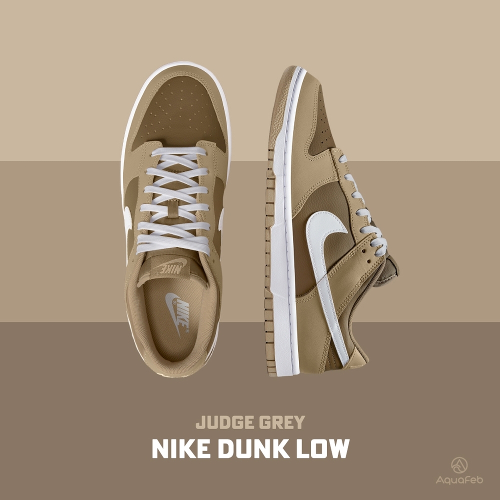 Nike Dunk Low Judge Grey 男鞋摩卡棕色經典低筒運動休閒鞋DJ6188-200