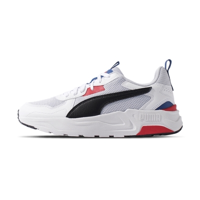 Puma Trinity Lite 男鞋 白黑紅色 厚底 緩震 網布 皮革 拼接 復古 休閒鞋 38929220