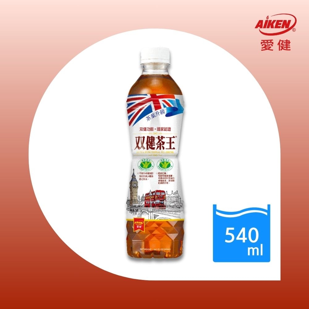 【愛健】雙健茶王 蜜香烏龍540ml(24入/箱)