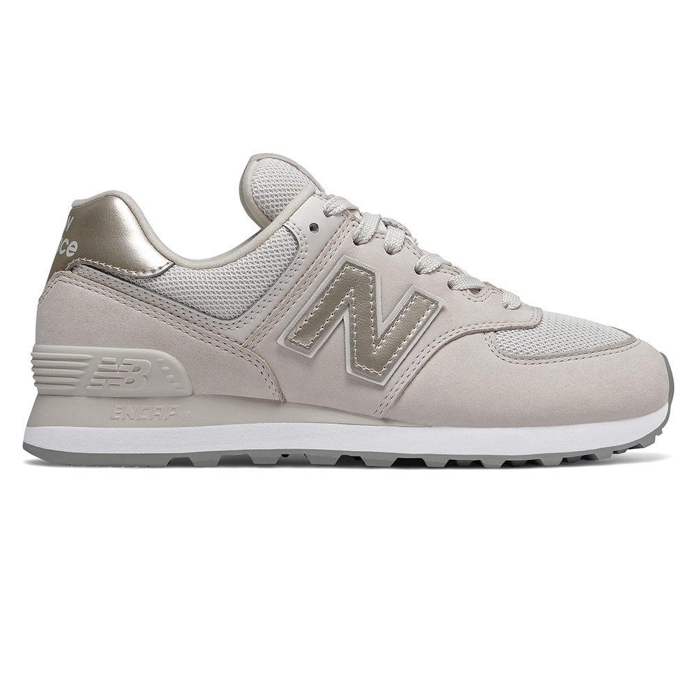 New Balance 574 WL574WNO-B 女性淺灰| 休 