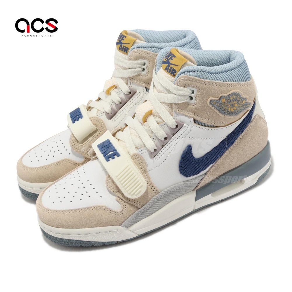 Nike 休閒鞋 Air Jordan Legacy 312 GS 大童 女鞋 芝加哥 喬丹 魔鬼氈 氣墊 DQ5348-141