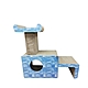 iCat 寵喵樂-海洋風雙層階踢貓抓板跳台 (CJ-19003)(送iCat 寵喵樂-CAT STICK木天蓼棒 (牛奶/薄荷) *1盒  隨機出貨) product thumbnail 2