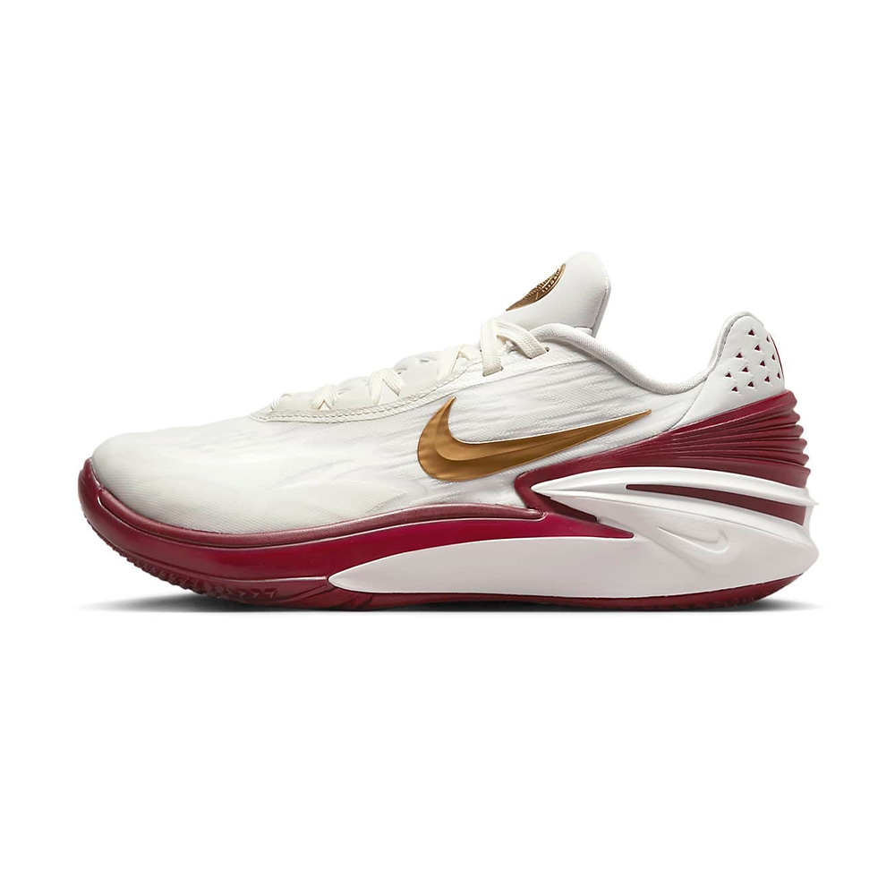 Nike Air Zoom G.T. Cut 2 Ep 男鞋白紅金色籃球訓練氣墊運動籃球鞋