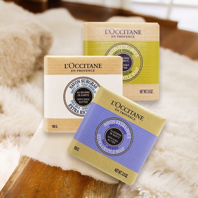 L'OCCITANE 歐舒丹 乳油木植物香皂三入組(100gX3)-多款可選