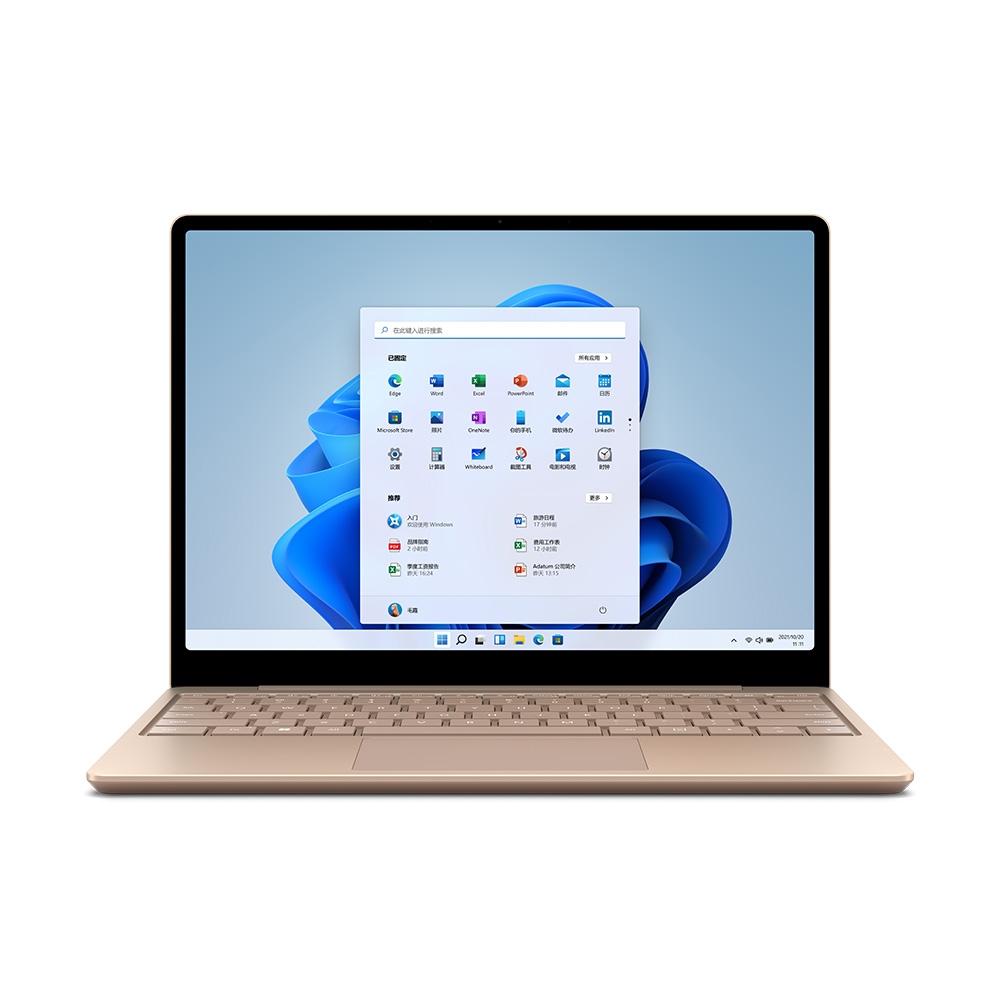 微軟Surface Laptop Go 2 12.4吋(i5/8G/256G砂岩金)8QF-00057