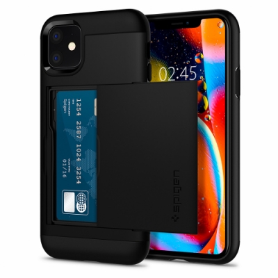 Spigen iPhone 11 Slim Armor CS-卡夾軍規防摔保護殼