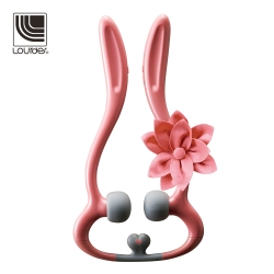 Lourdes花卉限定版兔子造型手持震動肩頸按摩器(大麗菊
