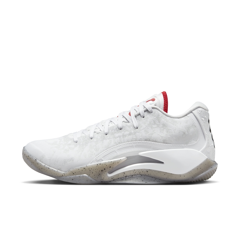 NIKE JORDAN ZION 3 PF 男運動籃球鞋-白紅-DR0676106