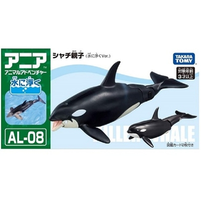 任選 TOMICA動物 AL-08 虎鯨 (漂浮版) AN13763 多美動物園