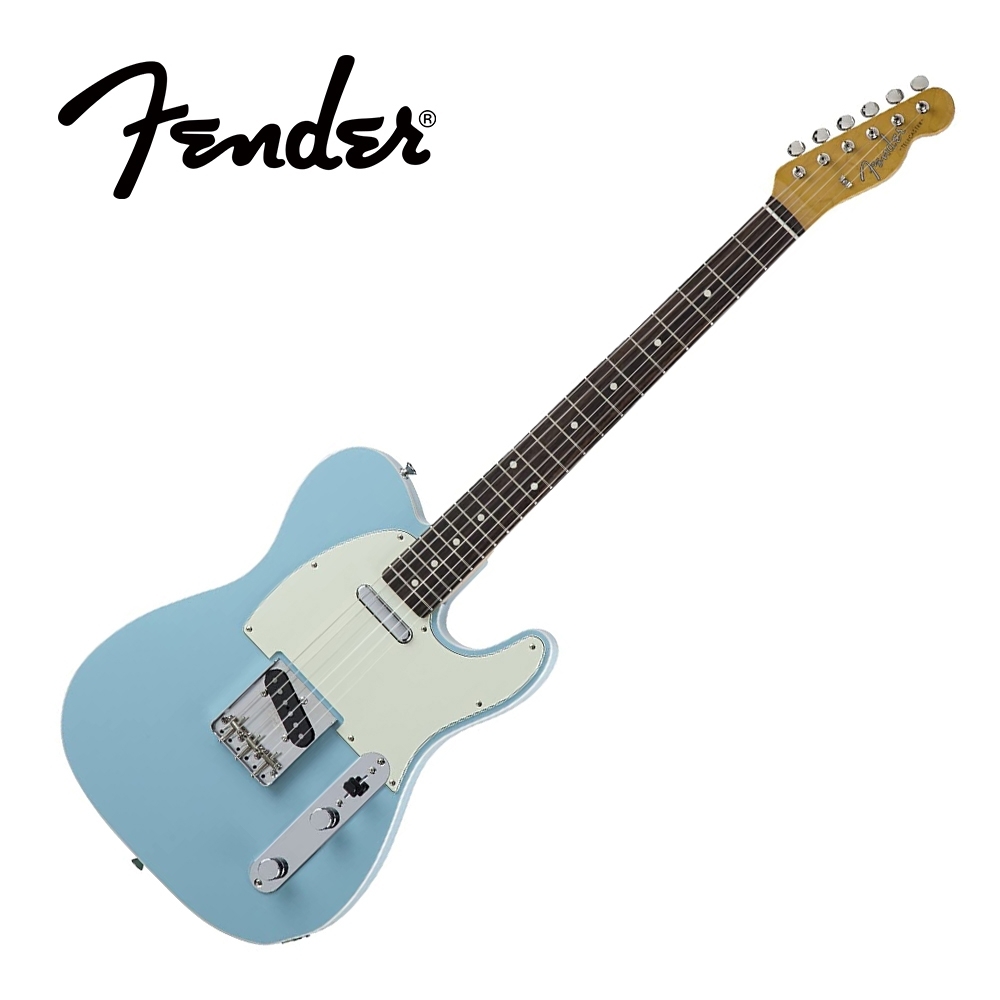 Fender MIJ Traditional 60s Tele Custom RW DNB 電吉他粉藍色| 吉他