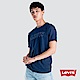 Levis 男款 短袖T恤 翻玩夏日Logo T 藍染字母Logo product thumbnail 1