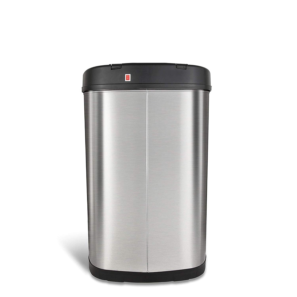 美國NINESTARS時尚不銹鋼感應垃圾桶50L | 垃圾筒 | Yahoo奇摩購物中心