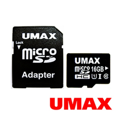 UMAX microSDHC C10 UHS-I 16GB 記憶卡