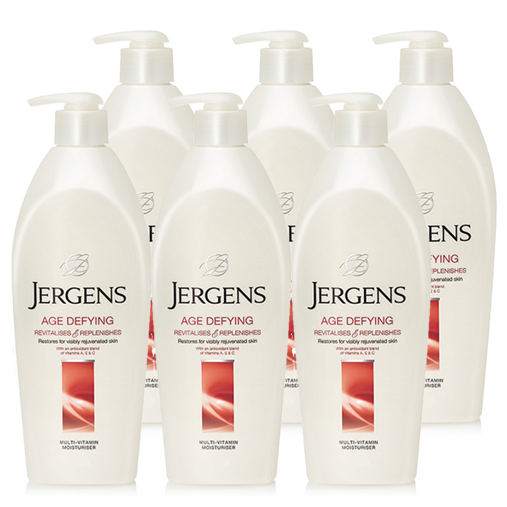 JERGENS 珍柔美體護膚保濕乳液650ml (綜合維他命) 6入組