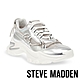 STEVE MADDEN-MIRACLES 多色拼接綁帶老爹鞋-銀色 product thumbnail 1