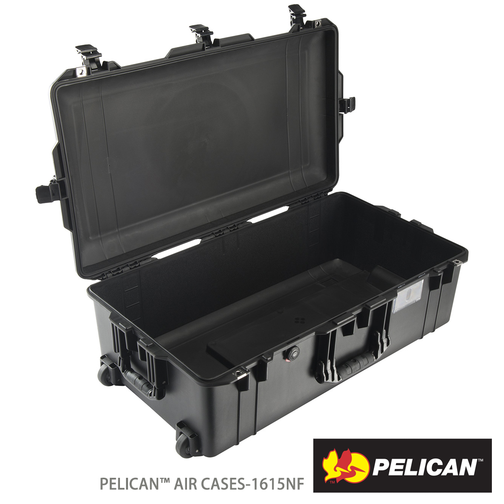 美國 PELICAN 1615AirNF 輪座拉桿超輕氣密箱-空箱(黑)