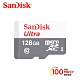 SanDisk Ultra microSD UHS-I 128GB 記憶卡-白 (公司貨) 100MB/s product thumbnail 1