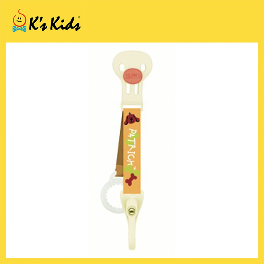 K's Kids 奇智奇思 安撫奶嘴鍊（小狗柏德烈）Pacifier Clip with Cover Holde Patrick