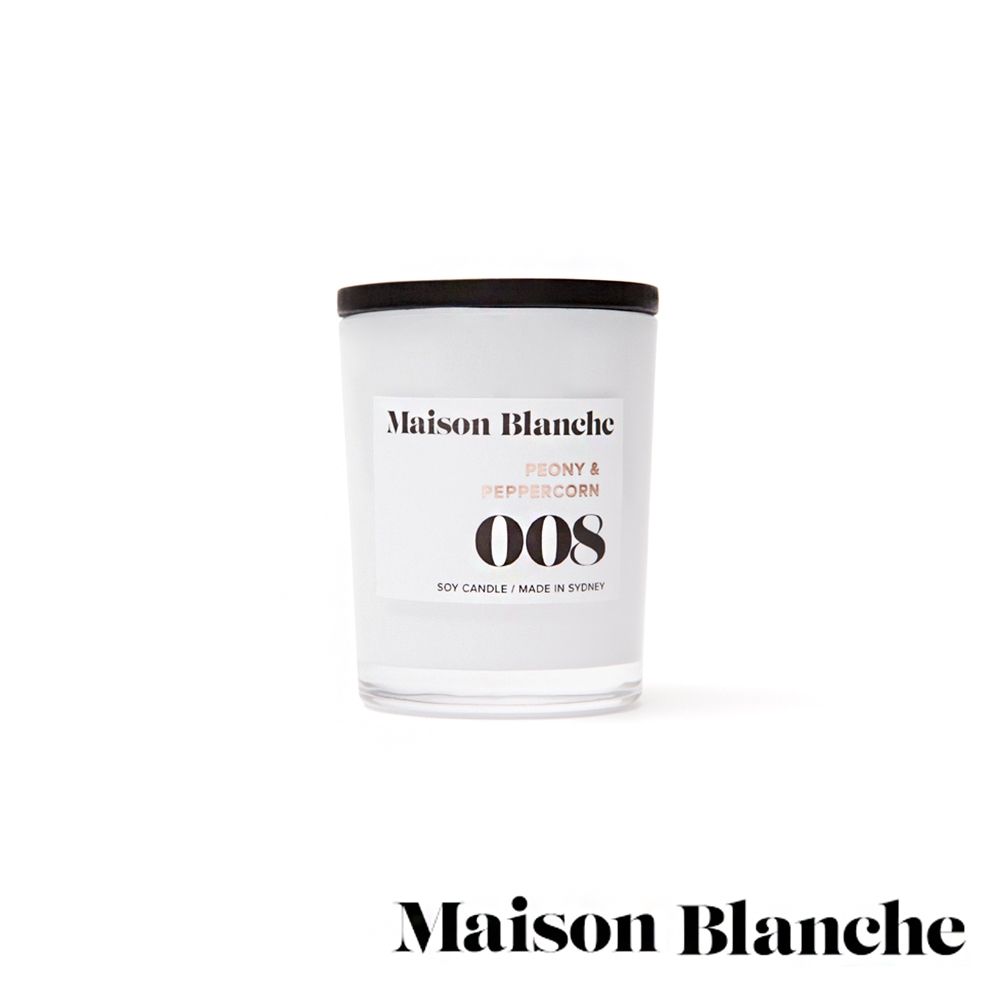 澳洲 Maison Blanche 牡丹＆胡椒 Peony & Peppercorn 60g 香氛蠟燭