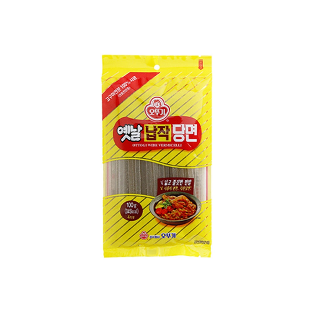 韓國不倒翁(OTTOGI)韓式正Q寬冬粉(5mm)100G | 泡麵| Yahoo奇摩購物中心