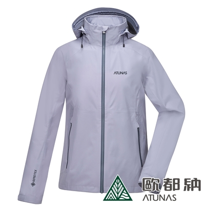 【ATUNAS 歐都納】男款GORE-TEX PACLITE PLUS 防水透氣單件式外套A1GTDD02M銀河灰/輕量防風風衣/休閒旅遊穿搭