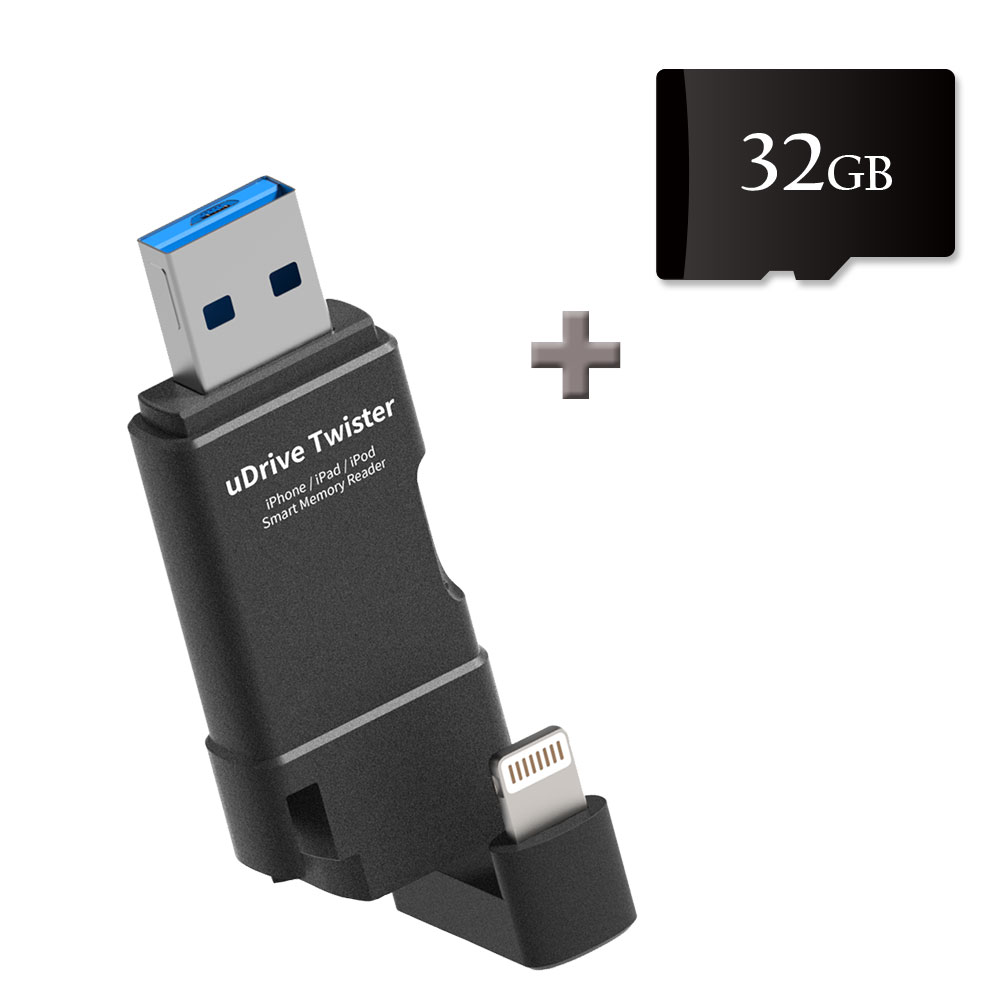 TEKQ uDrive Twister USB3.1 32G OTG雙頭蘋果碟 product image 1