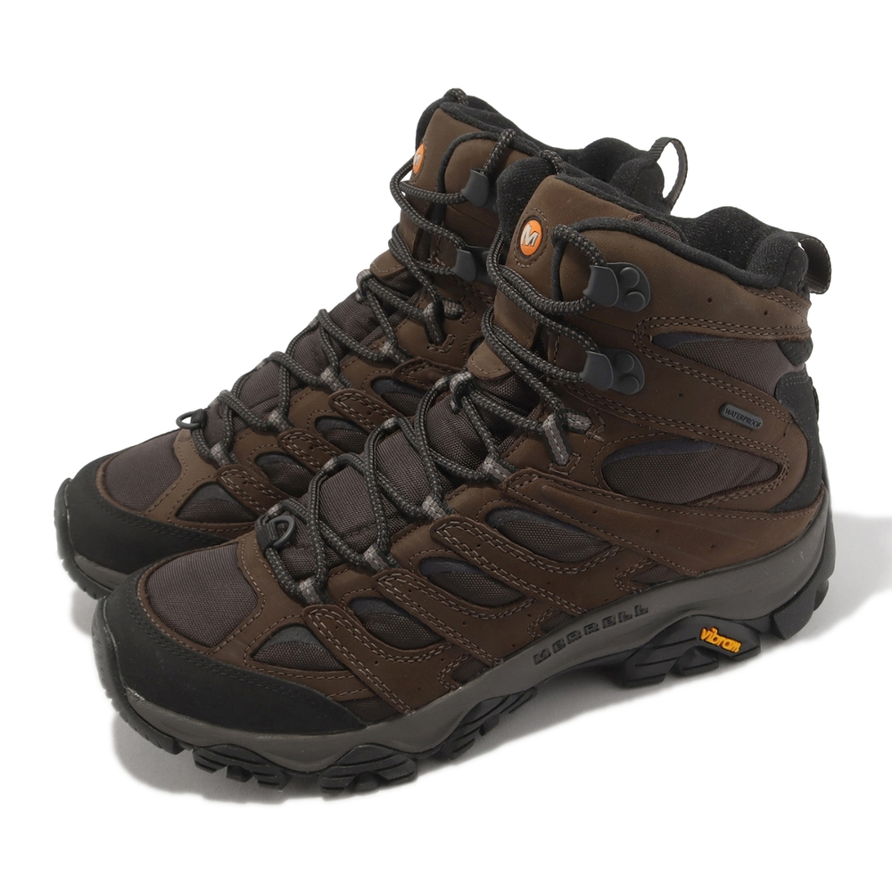 Merrell 越野鞋 Moab 3 APEX Mid WP 男鞋 棕 登山鞋 防水 黃金大底 戶外 郊山 中筒 ML037051