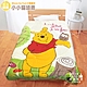 享夢城堡 法蘭絨暖暖毯被150x195cm-迪士尼小熊維尼Pooh 小小貓頭鷹-米黃 product thumbnail 1